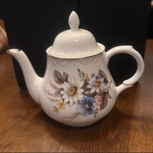 Vintage Arthur Wood porcelain floral Teapot
